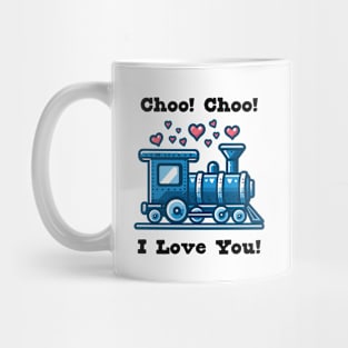 Train Valentine Mug